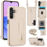 Custodia per telefono con cinturino verticale a portafoglio e cordino lungo, For Samsung Galaxy S26+ 5G, For Samsung Galaxy S26 Ultra 5G, For Samsung Galaxy S26 5G, For Samsung Galaxy S25+ 5G