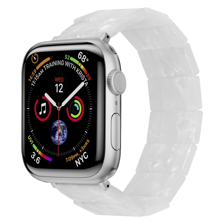 Cinturino per orologio in resina quadrata con corda elastica, For Apple Watch 46mm / 49mm / 45mm / 44mm, For Apple Watch 42mm / 41mm / 40mm / 38mm