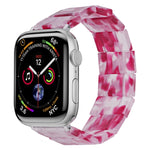 Cinturino per orologio in resina quadrata con corda elastica, For Apple Watch 46mm / 49mm / 45mm / 44mm, For Apple Watch 42mm / 41mm / 40mm / 38mm
