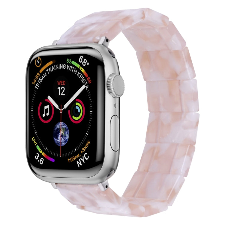Cinturino per orologio in resina quadrata con corda elastica, For Apple Watch 46mm / 49mm / 45mm / 44mm, For Apple Watch 42mm / 41mm / 40mm / 38mm