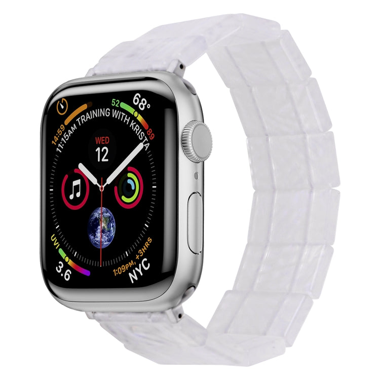 Cinturino per orologio in resina quadrata con corda elastica, For Apple Watch 46mm / 49mm / 45mm / 44mm, For Apple Watch 42mm / 41mm / 40mm / 38mm