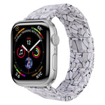 Cinturino per orologio in resina quadrata con corda elastica, For Apple Watch 46mm / 49mm / 45mm / 44mm, For Apple Watch 42mm / 41mm / 40mm / 38mm