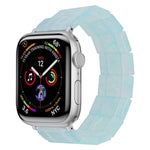 Cinturino per orologio in resina quadrata con corda elastica, For Apple Watch 46mm / 49mm / 45mm / 44mm, For Apple Watch 42mm / 41mm / 40mm / 38mm