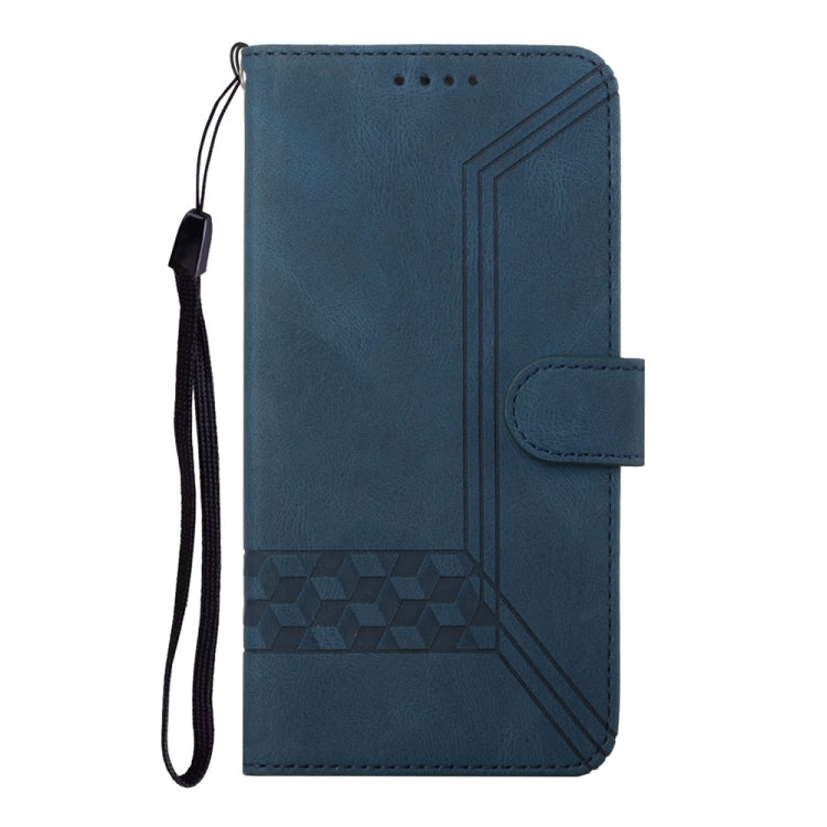 Custodia per telefono in pelle con effetto pelle cubica, For Galaxy S25+ 5G, For Galaxy S25 Ultra 5G