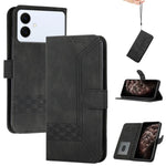 Custodia per telefono in pelle con effetto pelle cubica, For Galaxy S26 FE 5G, For Samsung Galaxy S26 Edge 5G, For Samsung Galaxy S26 Ultra 5G, For Samsung Galaxy S26 5G