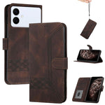 Custodia per telefono in pelle con effetto pelle cubica, For Galaxy S26 FE 5G, For Samsung Galaxy S26 Edge 5G, For Samsung Galaxy S26 Ultra 5G, For Samsung Galaxy S26 5G
