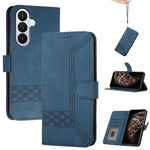 Custodia per telefono in pelle con effetto pelle cubica, For Galaxy S26 FE 5G, For Samsung Galaxy S26 Edge 5G, For Samsung Galaxy S26 Ultra 5G, For Samsung Galaxy S26 5G