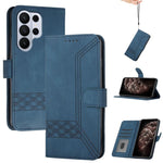 Custodia per telefono in pelle con effetto pelle cubica, For Galaxy S26 FE 5G, For Samsung Galaxy S26 Edge 5G, For Samsung Galaxy S26 Ultra 5G, For Samsung Galaxy S26 5G