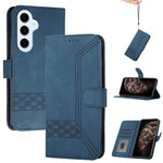 Custodia per telefono in pelle con effetto pelle cubica, For Galaxy S26 FE 5G, For Samsung Galaxy S26 Edge 5G, For Samsung Galaxy S26 Ultra 5G, For Samsung Galaxy S26 5G