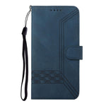 Custodia per telefono in pelle con effetto pelle cubica, For Galaxy S26 FE 5G, For Samsung Galaxy S26 Edge 5G, For Samsung Galaxy S26 Ultra 5G, For Samsung Galaxy S26 5G