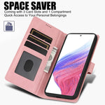 Custodia per telefono in pelle di vitello con texture effetto pelle di fantasia, For Samsung Galaxy A33 5G