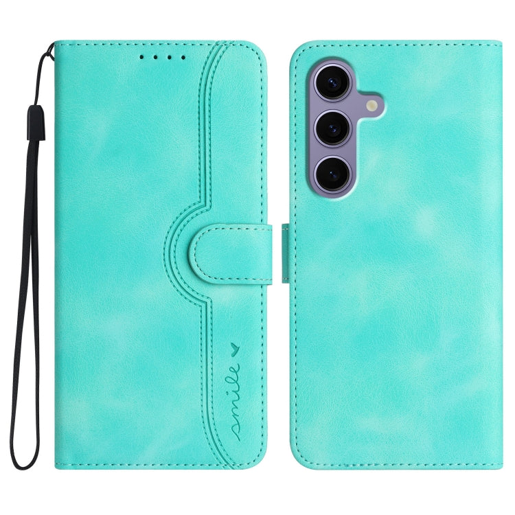 Custodia per telefono in pelle con motivo a cuore, For Samsung Galaxy S25 FE 5G, For Samsung Galaxy S25 5G, For Samsung Galaxy S25+ 5G, For Samsung Galaxy S25 Ultra 5G