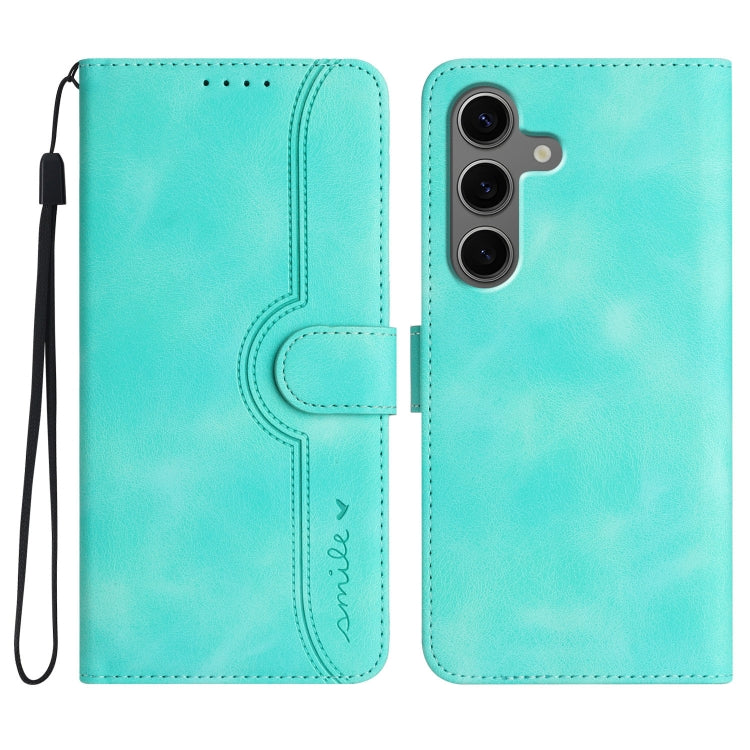 Custodia per telefono in pelle con motivo a cuore, For Samsung Galaxy S25 FE 5G, For Samsung Galaxy S25 5G, For Samsung Galaxy S25+ 5G, For Samsung Galaxy S25 Ultra 5G