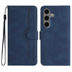 Custodia per telefono in pelle con motivo a cuore, For Samsung Galaxy S25 FE 5G, For Samsung Galaxy S25 5G, For Samsung Galaxy S25+ 5G, For Samsung Galaxy S25 Ultra 5G