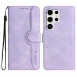Custodia per telefono in pelle con motivo a cuore, For Samsung Galaxy S25 FE 5G, For Samsung Galaxy S25 5G, For Samsung Galaxy S25+ 5G, For Samsung Galaxy S25 Ultra 5G