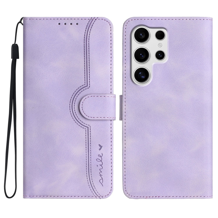 Custodia per telefono in pelle con motivo a cuore, For Samsung Galaxy S25 FE 5G, For Samsung Galaxy S25 5G, For Samsung Galaxy S25+ 5G, For Samsung Galaxy S25 Ultra 5G