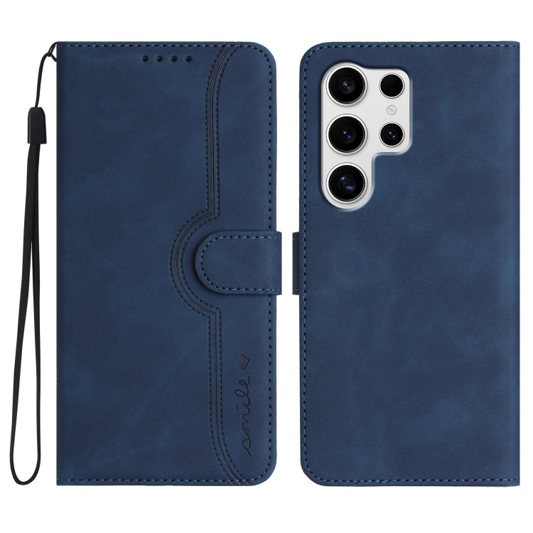Custodia per telefono in pelle con motivo a cuore, For Samsung Galaxy S25 FE 5G, For Samsung Galaxy S25 5G, For Samsung Galaxy S25+ 5G, For Samsung Galaxy S25 Ultra 5G