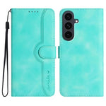 Custodia per telefono in pelle con motivo a cuore, For Samsung Galaxy S25 FE 5G, For Samsung Galaxy S25 5G, For Samsung Galaxy S25+ 5G, For Samsung Galaxy S25 Ultra 5G