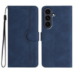 Custodia per telefono in pelle con motivo a cuore, For Samsung Galaxy S25 FE 5G, For Samsung Galaxy S25 5G, For Samsung Galaxy S25+ 5G, For Samsung Galaxy S25 Ultra 5G