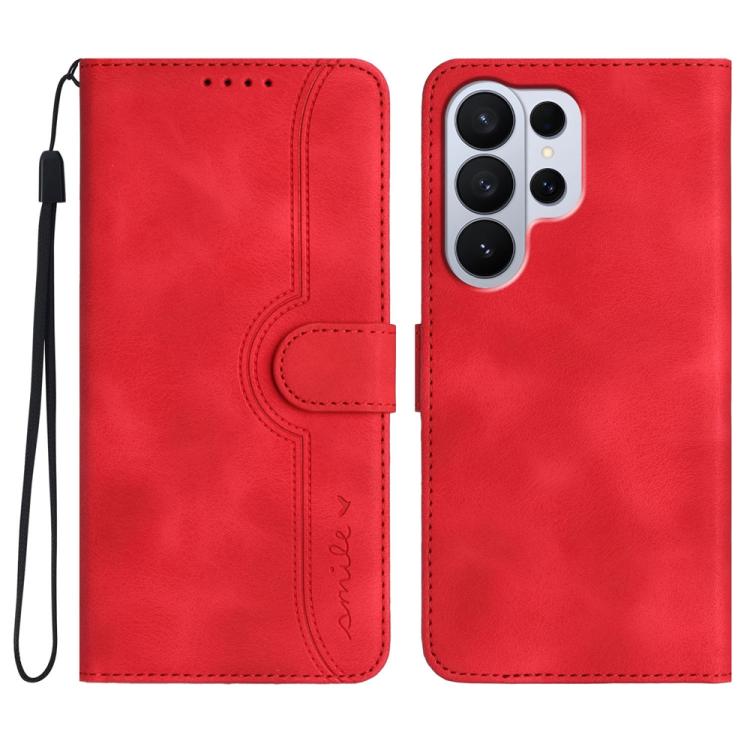 Custodia per telefono in pelle con motivo a cuore, For Galaxy S26 FE 5G, For Samsung Galaxy S26 Edge 5G, For Samsung Galaxy S26 Ultra 5G, For Samsung Galaxy S26 5G