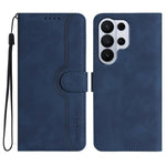 Custodia per telefono in pelle con motivo a cuore, For Galaxy S26 FE 5G, For Samsung Galaxy S26 Edge 5G, For Samsung Galaxy S26 Ultra 5G, For Samsung Galaxy S26 5G