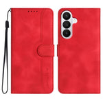 Custodia per telefono in pelle con motivo a cuore, For Galaxy S26 FE 5G, For Samsung Galaxy S26 Edge 5G, For Samsung Galaxy S26 Ultra 5G, For Samsung Galaxy S26 5G