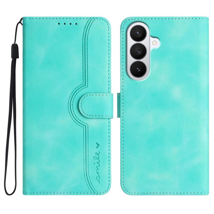 Custodia per telefono in pelle con motivo a cuore, For Galaxy S26 FE 5G, For Samsung Galaxy S26 Edge 5G, For Samsung Galaxy S26 Ultra 5G, For Samsung Galaxy S26 5G