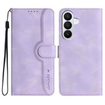 Custodia per telefono in pelle con motivo a cuore, For Galaxy S26 FE 5G, For Samsung Galaxy S26 Edge 5G, For Samsung Galaxy S26 Ultra 5G, For Samsung Galaxy S26 5G