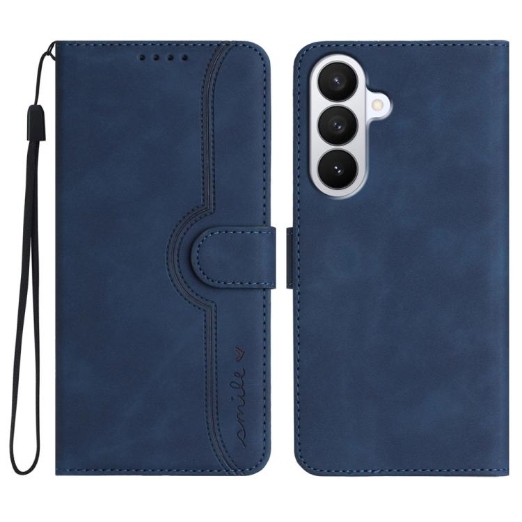 Custodia per telefono in pelle con motivo a cuore, For Galaxy S26 FE 5G, For Samsung Galaxy S26 Edge 5G, For Samsung Galaxy S26 Ultra 5G, For Samsung Galaxy S26 5G