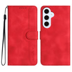 Custodia per telefono in pelle con motivo a cuore, For Galaxy S26 FE 5G, For Samsung Galaxy S26 Edge 5G, For Samsung Galaxy S26 Ultra 5G, For Samsung Galaxy S26 5G