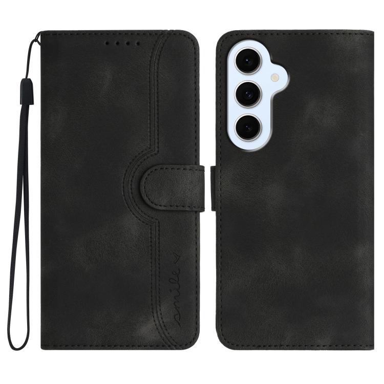Custodia per telefono in pelle con motivo a cuore, For Galaxy S26 FE 5G, For Samsung Galaxy S26 Edge 5G, For Samsung Galaxy S26 Ultra 5G, For Samsung Galaxy S26 5G