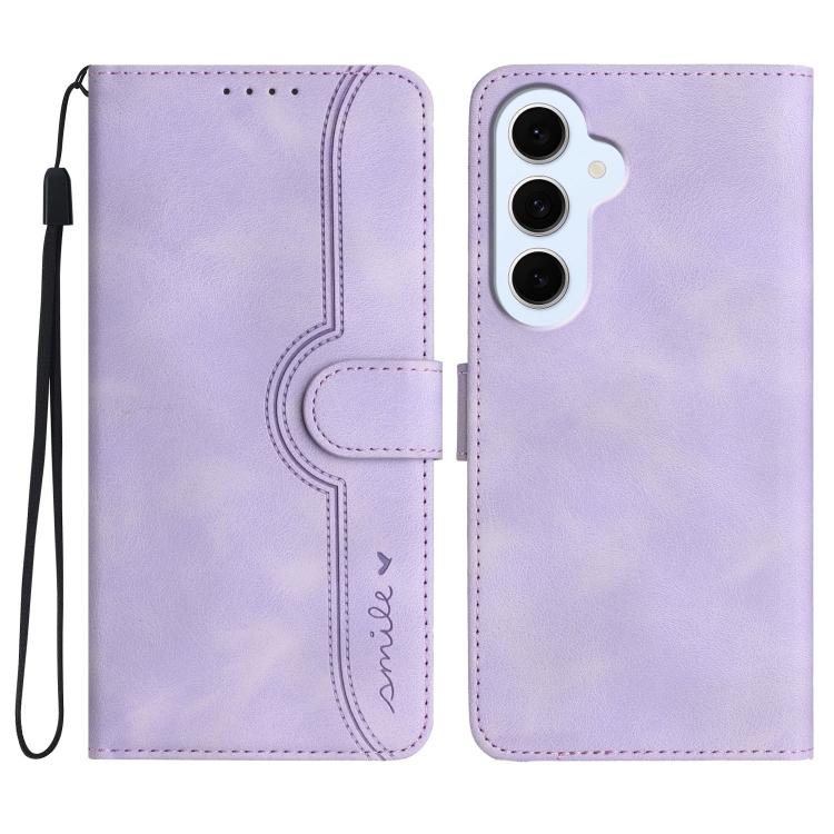 Custodia per telefono in pelle con motivo a cuore, For Galaxy S26 FE 5G, For Samsung Galaxy S26 Edge 5G, For Samsung Galaxy S26 Ultra 5G, For Samsung Galaxy S26 5G