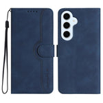 Custodia per telefono in pelle con motivo a cuore, For Galaxy S26 FE 5G, For Samsung Galaxy S26 Edge 5G, For Samsung Galaxy S26 Ultra 5G, For Samsung Galaxy S26 5G