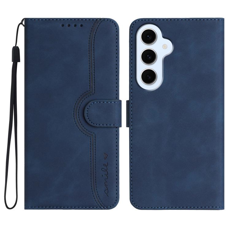 Custodia per telefono in pelle con motivo a cuore, For Galaxy S26 FE 5G, For Samsung Galaxy S26 Edge 5G, For Samsung Galaxy S26 Ultra 5G, For Samsung Galaxy S26 5G