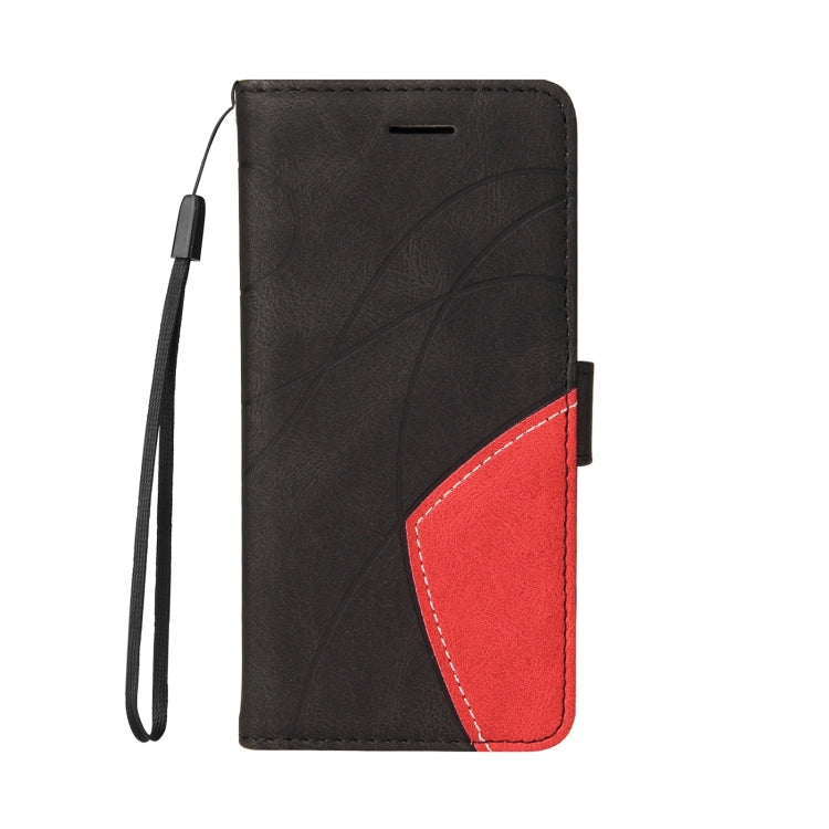 Custodia per telefono in pelle con cerniera bicolore, For Galaxy S25 Ultra 5G