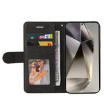 Custodia per telefono in pelle con cerniera bicolore, For Galaxy S25 Ultra 5G