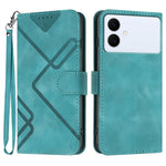 Custodia per telefono in pelle con motivo a linee, For Galaxy S26 FE 5G, For Samsung Galaxy S26 Edge 5G, For Samsung Galaxy S26 Ultra 5G, For Samsung Galaxy S26 5G