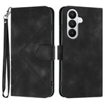 Custodia per telefono in pelle con motivo a linee, For Galaxy S26 FE 5G, For Samsung Galaxy S26 Edge 5G, For Samsung Galaxy S26 Ultra 5G, For Samsung Galaxy S26 5G