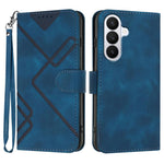 Custodia per telefono in pelle con motivo a linee, For Galaxy S26 FE 5G, For Samsung Galaxy S26 Edge 5G, For Samsung Galaxy S26 Ultra 5G, For Samsung Galaxy S26 5G