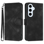 Custodia per telefono in pelle con motivo a linee, For Galaxy S26 FE 5G, For Samsung Galaxy S26 Edge 5G, For Samsung Galaxy S26 Ultra 5G, For Samsung Galaxy S26 5G