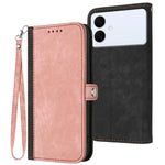 Custodia per telefono in pelle con cinturino a doppia piega e fibbia laterale, For Galaxy S26 FE 5G, For Samsung Galaxy S26 Edge 5G, For Samsung Galaxy S26 Ultra 5G, For Samsung Galaxy S26 5G