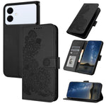 Custodia per telefono in pelle con stampa a fiori di Datura, For Galaxy S26 FE 5G, For Samsung Galaxy S26 Edge 5G, For Samsung Galaxy S26 Ultra 5G