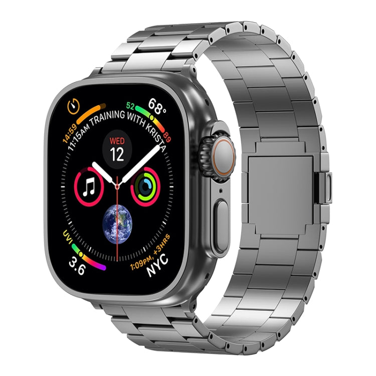 Cinturino per orologio magnetico in lega di titanio Tri-beads, For Apple Watch 46mm / 49mm / 45mm / 44mm, For Apple Watch 42mm / 41mm / 40mm / 38mm