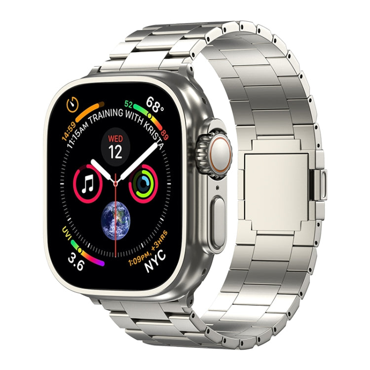 Cinturino per orologio magnetico in lega di titanio Tri-beads, For Apple Watch 46mm / 49mm / 45mm / 44mm, For Apple Watch 42mm / 41mm / 40mm / 38mm
