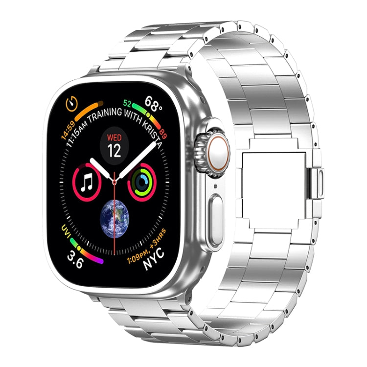 Cinturino per orologio magnetico in lega di titanio Tri-beads, For Apple Watch 46mm / 49mm / 45mm / 44mm, For Apple Watch 42mm / 41mm / 40mm / 38mm