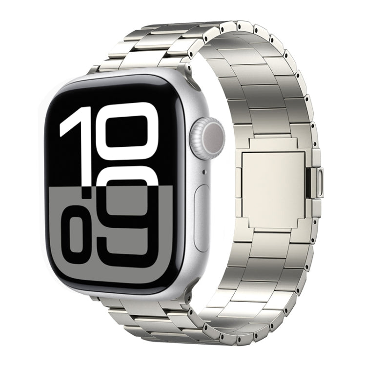 Cinturino per orologio magnetico in lega di titanio Tri-beads, For Apple Watch 46mm / 49mm / 45mm / 44mm, For Apple Watch 42mm / 41mm / 40mm / 38mm