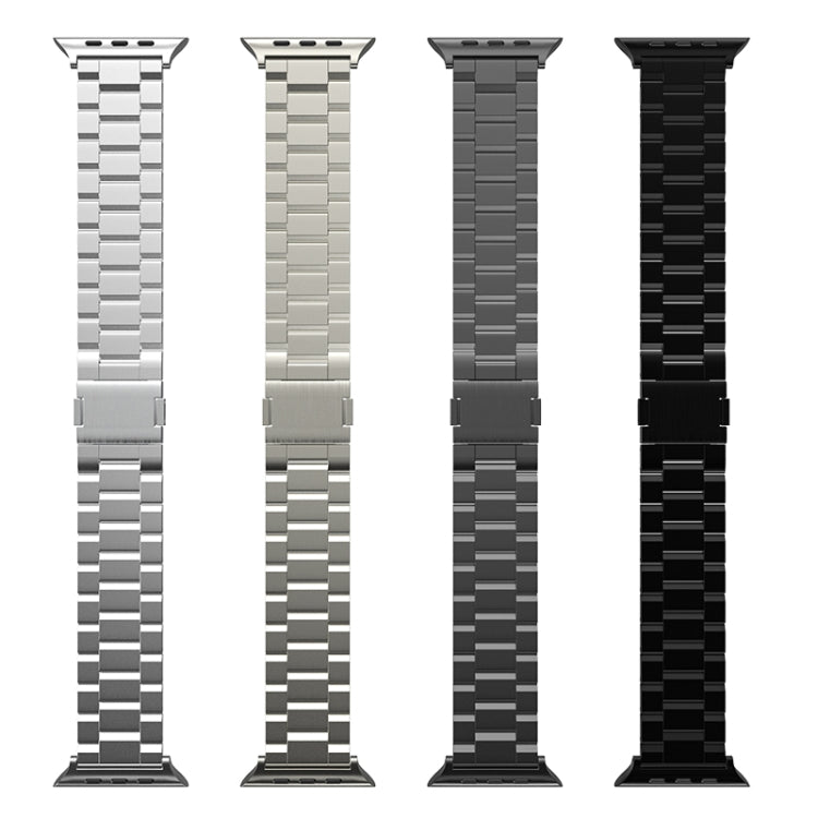 Cinturino per orologio magnetico in lega di titanio Tri-beads, For Apple Watch 46mm / 49mm / 45mm / 44mm, For Apple Watch 42mm / 41mm / 40mm / 38mm