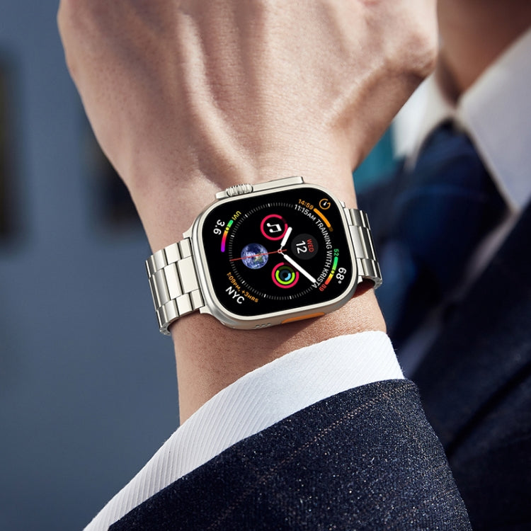 Cinturino per orologio magnetico in lega di titanio Tri-beads, For Apple Watch 46mm / 49mm / 45mm / 44mm, For Apple Watch 42mm / 41mm / 40mm / 38mm