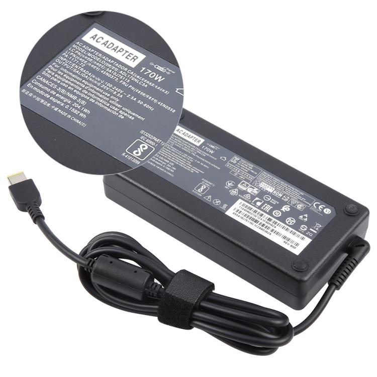 Adattatore di alimentazione per laptop e notebook da 170 W, 20 V, 8,5 A, per jack USB Lenovo, EU Plug, US Plug, UK Plug, AU Plug
