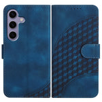 YX0060 Custodia in pelle per telefono con testa di elefante in rilievo e cordino, For Samsung Galaxy S26 5G, For Samsung Galaxy S25 FE 5G, For Samsung Galaxy S25 5G